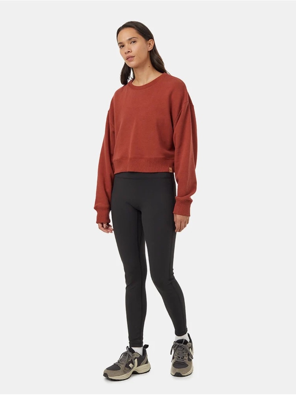 tentree oversized cropped crew- Women Small NWT